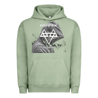 Pigment Oil Green head down Urban Hoodie - artisFamous