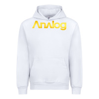 White analog Urban Hoodie - artisFamous