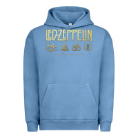 Pigment Pebble Blue classic Urban Hoodie - artisFamous