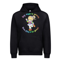 Black rainbow brite badass   rainbow brite Urban Hoodie - artisFamous