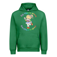 Emerald rainbow brite badass   rainbow brite Urban Hoodie - artisFamous
