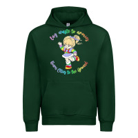 Forest Green rainbow brite badass   rainbow brite Urban Hoodie - artisFamous