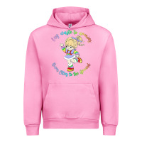 Fuchsia Pink rainbow brite badass   rainbow brite Urban Hoodie - artisFamous