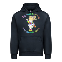Navy rainbow brite badass   rainbow brite Urban Hoodie - artisFamous