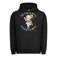Pigment Black rainbow brite badass   rainbow brite Urban Hoodie - artisFamous