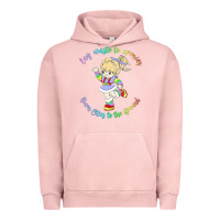 Pigment Salmon rainbow brite badass   rainbow brite Urban Hoodie - artisFamous