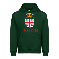 Forest Green brown university Urban Hoodie - artisFamous
