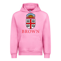 Fuchsia Pink brown university Urban Hoodie - artisFamous