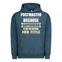 Pigment Midnight Navy gift for superhero postmaster Urban Hoodie - artisFamous
