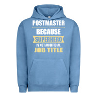 Pigment Pebble Blue gift for superhero postmaster Urban Hoodie - artisFamous