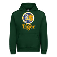 Forest Green The Tiger Urban Hoodie - artisFamous