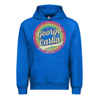 Cobalt george carlin   retro rainbow faded style Urban Hoodie - artisFamous