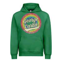 Emerald george carlin   retro rainbow faded style Urban Hoodie - artisFamous