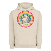 Pigment French Oak george carlin   retro rainbow faded style Urban Hoodie - artisFamous