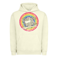 Pigment Pistachio george carlin   retro rainbow faded style Urban Hoodie - artisFamous