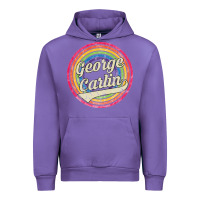 Tulip george carlin   retro rainbow faded style Urban Hoodie - artisFamous