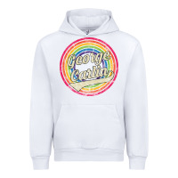 White george carlin   retro rainbow faded style Urban Hoodie - artisFamous