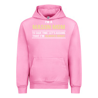 Fuchsia Pink i'm a mason mom, i'm always right. mother's day gift Urban Hoodie - artisFamous