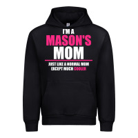 Black i'm a mason's  mom just like a normal mom Urban Hoodie - artisFamous