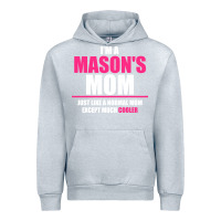 Heather Grey i'm a mason's  mom just like a normal mom Urban Hoodie - artisFamous