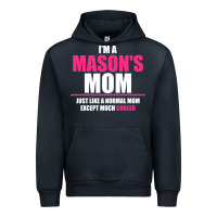 Navy i'm a mason's  mom just like a normal mom Urban Hoodie - artisFamous