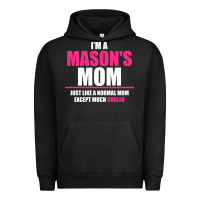 Pigment Black i'm a mason's  mom just like a normal mom Urban Hoodie - artisFamous