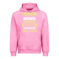 Fuchsia Pink landman because freakin' awesome isn't a job title Urban Hoodie - artisFamous
