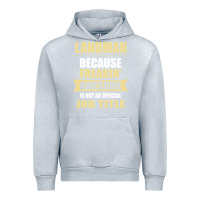 Heather Grey landman because freakin' awesome isn't a job title Urban Hoodie - artisFamous