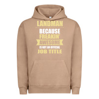 Pigment Burro landman because freakin' awesome isn't a job title Urban Hoodie - artisFamous