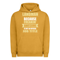 Pigment Peanut Butter landman because freakin' awesome isn't a job title Urban Hoodie - artisFamous