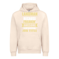 Sandshell landman because freakin' awesome isn't a job title Urban Hoodie - artisFamous
