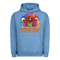 Pigment Pebble Blue i dont always mahnamahna funny Urban Hoodie - artisFamous