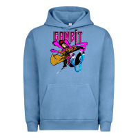 Pigment Pebble Blue gambit Urban Hoodie - artisFamous