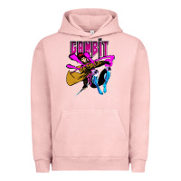 Pigment Salmon gambit Urban Hoodie - artisFamous