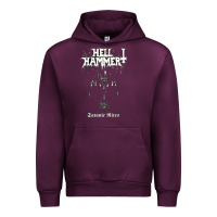 Mauve Wine hell hammer Urban Hoodie - artisFamous