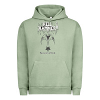 Pigment Oil Green hell hammer Urban Hoodie - artisFamous