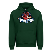 Forest Green The Icehogs, Rockford Urban Hoodie - artisFamous