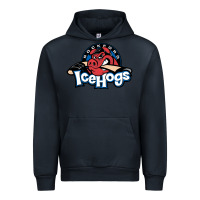 Navy The Icehogs, Rockford Urban Hoodie - artisFamous