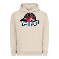Pigment French Oak The Icehogs, Rockford Urban Hoodie - artisFamous