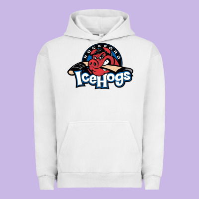 The Icehogs, Rockford Urban Hoodie Designed By Artisfamous