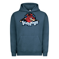 Pigment Midnight Navy The Icehogs, Rockford Urban Hoodie - artisFamous