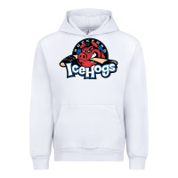 White The Icehogs, Rockford Urban Hoodie - artisFamous