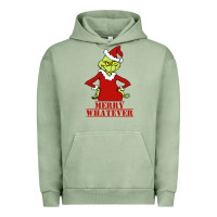 Pigment Oil Green Merry Whatever Grinch Urban Hoodie - artisFamous