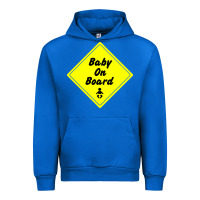 Cobalt baby on board Urban Hoodie - artisFamous