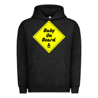 Pigment Black baby on board Urban Hoodie - artisFamous