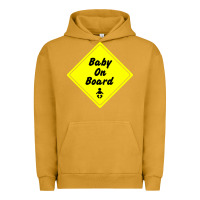 Pigment Peanut Butter baby on board Urban Hoodie - artisFamous