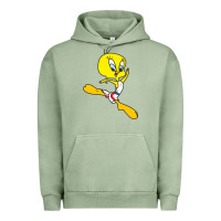 Pigment Oil Green tweety bird Urban Hoodie - artisFamous