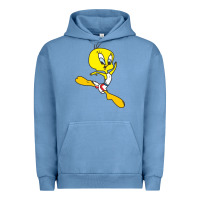 Pigment Pebble Blue tweety bird Urban Hoodie - artisFamous