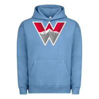 Pigment Pebble Blue Western Colorado Gift Urban Hoodie - artisFamous