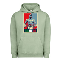 Pigment Oil Green canelo alvarez mexican boxing Urban Hoodie - artisFamous